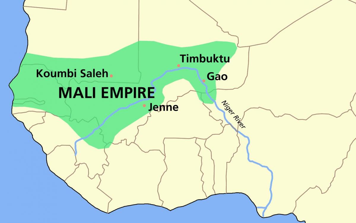 кралство Мали картата